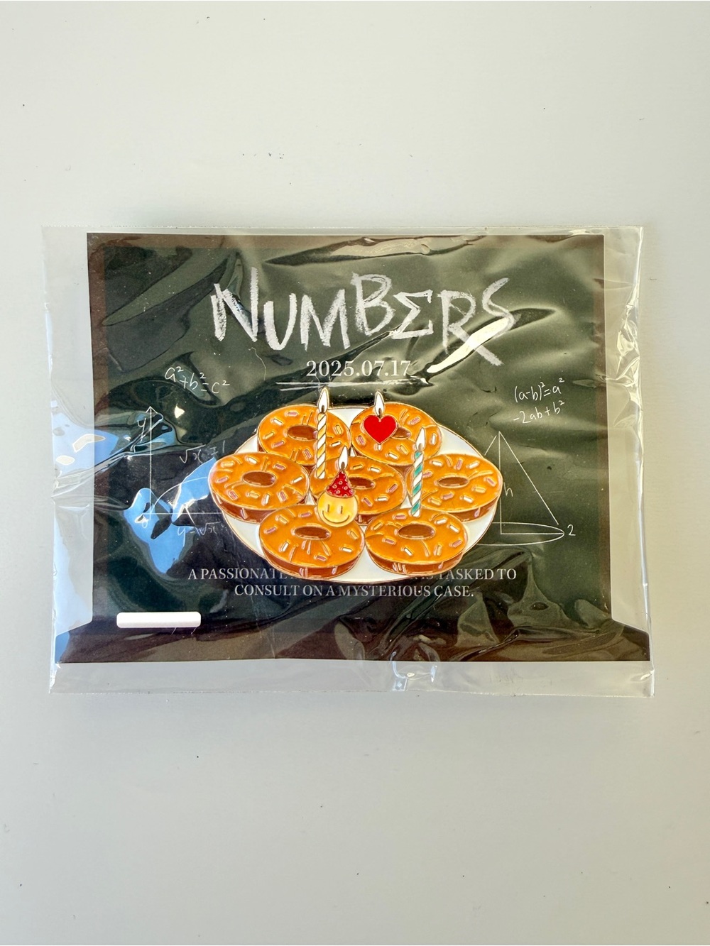 SEVENTEEN Wonwoo Numbers Birthday Box Ver. 4 Enamel Pin HYBE PLEDIS Kpop New